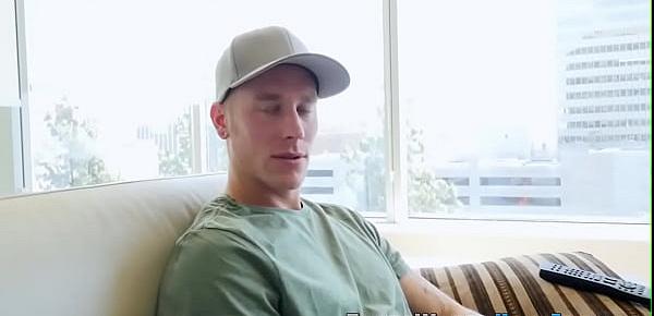  Teen in onesie sucks long dong in pov